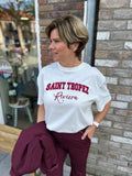 SHIRT ONE SIZE BORDEAUX PRINT