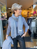 SHIRT LANGE MOUW GRIJS C&S