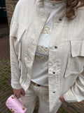 BLAZER/BOMBER JASJE CS THE LABEL ZAND TINT