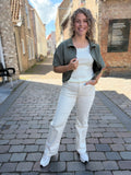 BROEK KATE ROOM WIT RECHTE PIJP