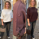 TRUI ONE SIZE MET KNOOP DETAIL