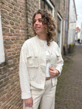 BLAZER/BOMBER JASJE CS THE LABEL ZAND TINT