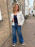 TOP ANN CS THE LABEL BLAUW