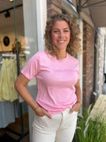 SHIRT STREEP ROZE OFF WHITE
