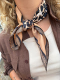 SJAAL VIERKANT LEOPARD PRINT