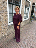 BLOUSE AMELIE & AMELIE AUBERGINE