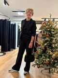 BROEK ZWART EN GOUD LUREX