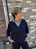 TRUI/SWEATER C&S DONKER BLAUW