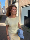 SHIRT ONE SIZE AMELIE & AMELIE BUTTER YELLOW/BLAUW