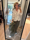BLOUSE LANCY CS THE LABEL DARK OLIVE