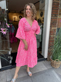 JURKEN LEOPARD ROZE/ORANJE