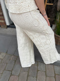 BROEK CS THE LABEL OPENGEWERKT MET VOERING
