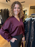 BLOUSE AMELIE & AMELIE BURGUNDI