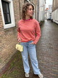 TRUI/SWEATER STREEP AZZURRO