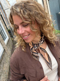 SJAAL VIERKANT LEOPARD PRINT
