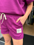 SHORT SET ONE SIZE 36/40 MAGENTA