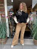 TRUI CS THE LABEL ZWART PRINT