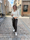 BROEK BARREL IN BRUIN/ARMY GREEN