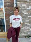 SHIRT ONE SIZE BORDEAUX PRINT