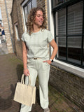 SHIRT/BLOUSE C&S GROEN MET LUREX