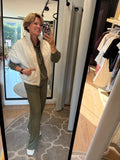 BROEK PERNILLA CS THE LABEL DARK OLIVE