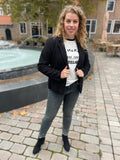 VEST ZWART BLAZER MODEL