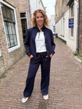 BROEK COMFY PENELOPE CS THE LABEL BLAUW