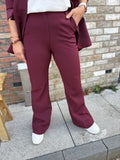 BROEK/PANTALON BASIS BORDEAUX