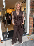 SHIRT LEOPARD OLIJF GROEN OF BRUIN