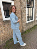 BLAZER CS THE LABEL JEANS BLAUW PRINT