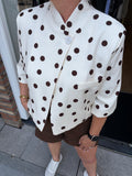 BLAZER POLKA DOT BRUIN