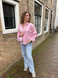 BLOUSE ROZE OF GEEL AZZURRO