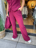 BROEK LICHT BORDEAUX