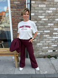 SHIRT ONE SIZE BORDEAUX PRINT