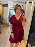 JURKEN BORDEAUX EN DONKER BLAUW