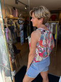 TOP ONE SIZE PRINT TRAVEL
