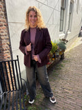 BLAZER MY FAVE AUBERGINE
