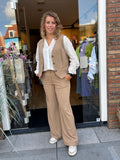 BLOUSE C&S WIT MET GOUDEN STER