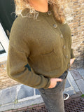 VEST OLIVE AMELIE & AMELIE ONE SIZE