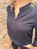 BLOUSE LYNN CS THE LABEL ZWART