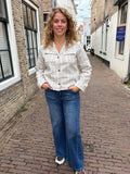 TOP ANN CS THE LABEL BLAUW