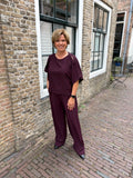 BROEK/PANTALON AMELIE & AMELIE AUBERGINE