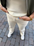 BROEK KATE ROOM WIT RECHTE PIJP
