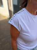 SHIRT ONE SIZE MET STUDS DIV KLEUREN
