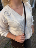 VEST CAROLA WOL WIT CS THE LABEL