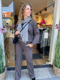 BROEK DONKER GRIJS C&S
