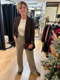 BROEK ZWART EN GOUD LUREX