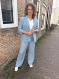 BLAZER CS THE LABEL JEANS BLAUW PRINT
