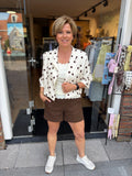 BLAZER POLKA DOT BRUIN