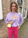 TASSEN ROZE OF GEEL ECHT LEER